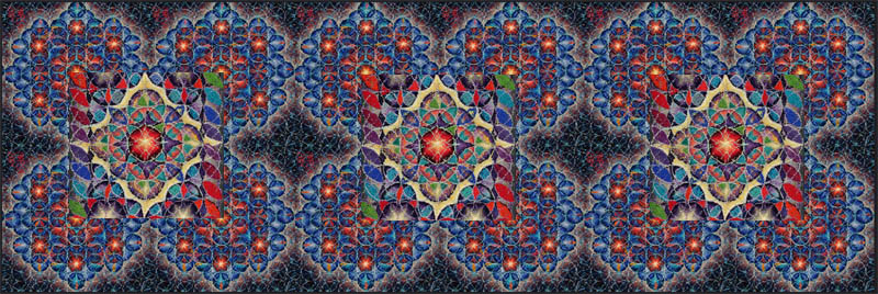 Sacred geometry yoga mats