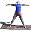 sacred geometry natural rubber yoga pants leggings
