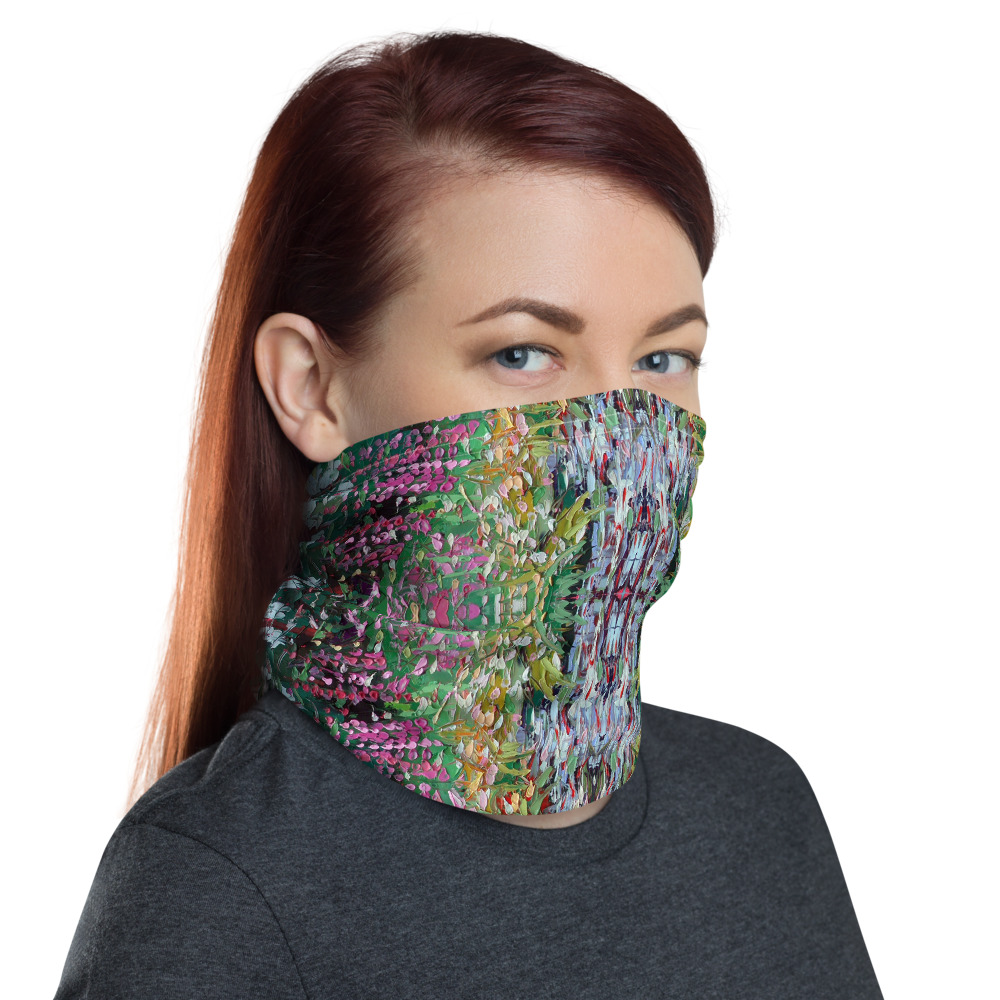 Magic Lilies Face Mask Neck Gaiter